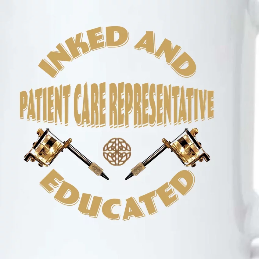 Inked And Educated Patient Care Representative Gift Black Color Changing Mug