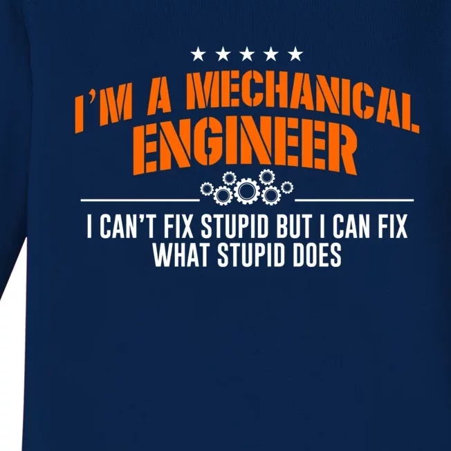 Im An Engineer Not A Magician Funny Engineering Dad Bgiftday Gift Baby Long Sleeve Bodysuit