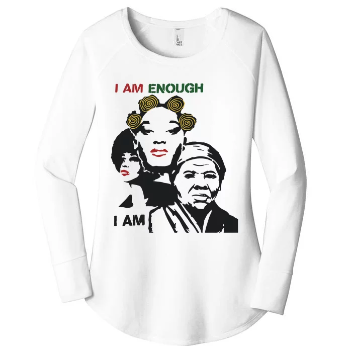 I Am Enough Women's Perfect Tri Tunic Long Sleeve Shirt