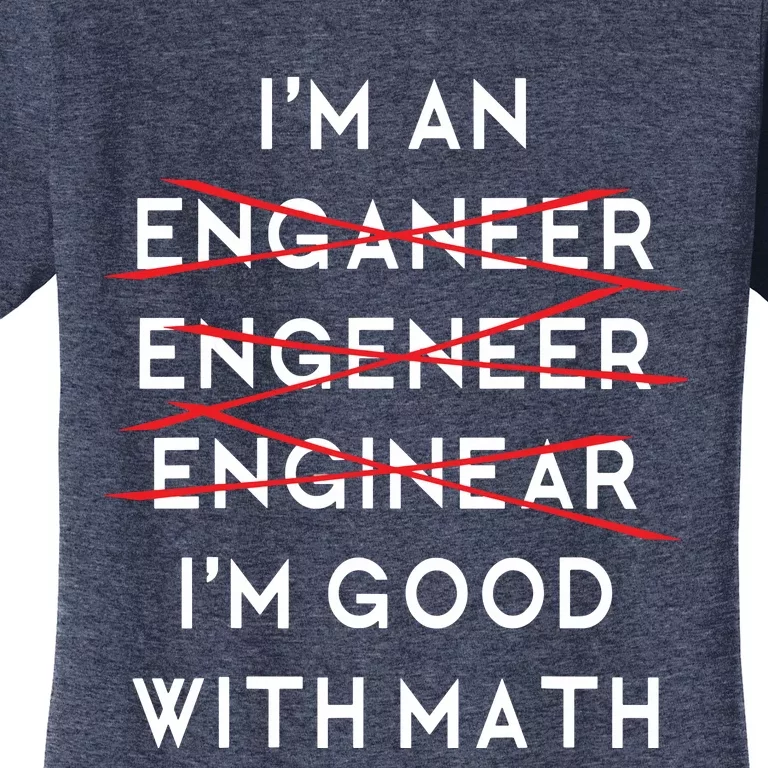 Im An Engineer Funny Physics Science Nerd Geek Pi Dr Women's T-Shirt