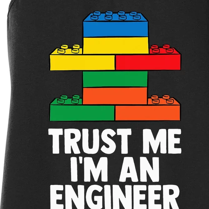 I´m An Engineer  Building Blocks Brick Women's Racerback Tank