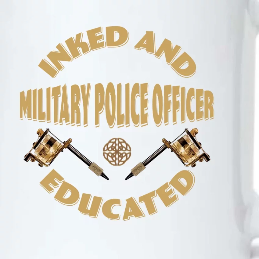 Inked And Educated Military Police Officer Gift Black Color Changing Mug