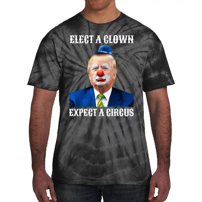 Impeach Antitrump Elect A Clown Expect A Circus Tie-Dye T-Shirt