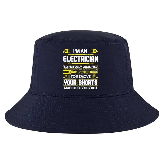 Im An Electrician Cool Comfort Performance Bucket Hat