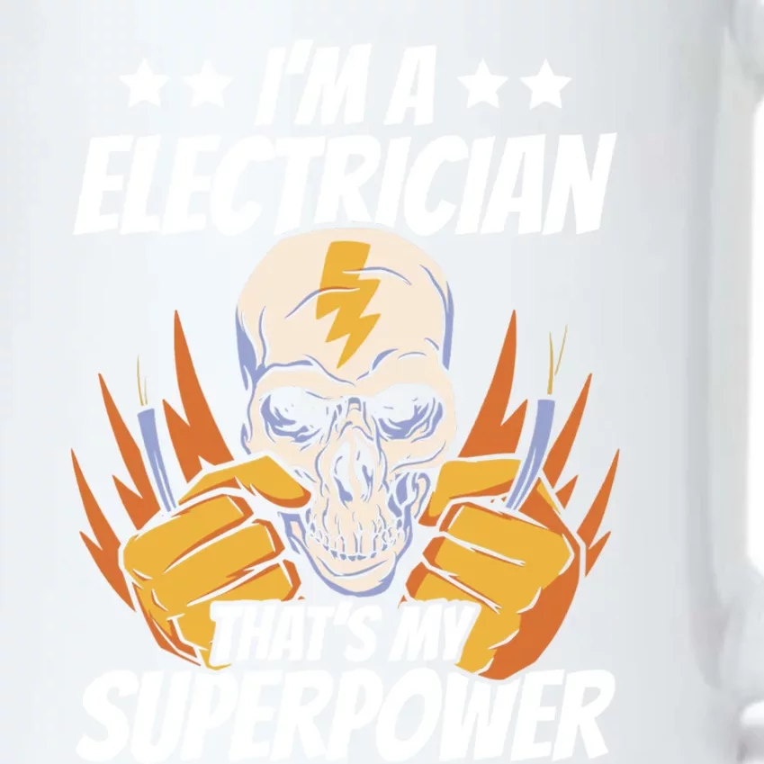 Im An Electrician Thats My Superpower Construction Gift Black Color Changing Mug