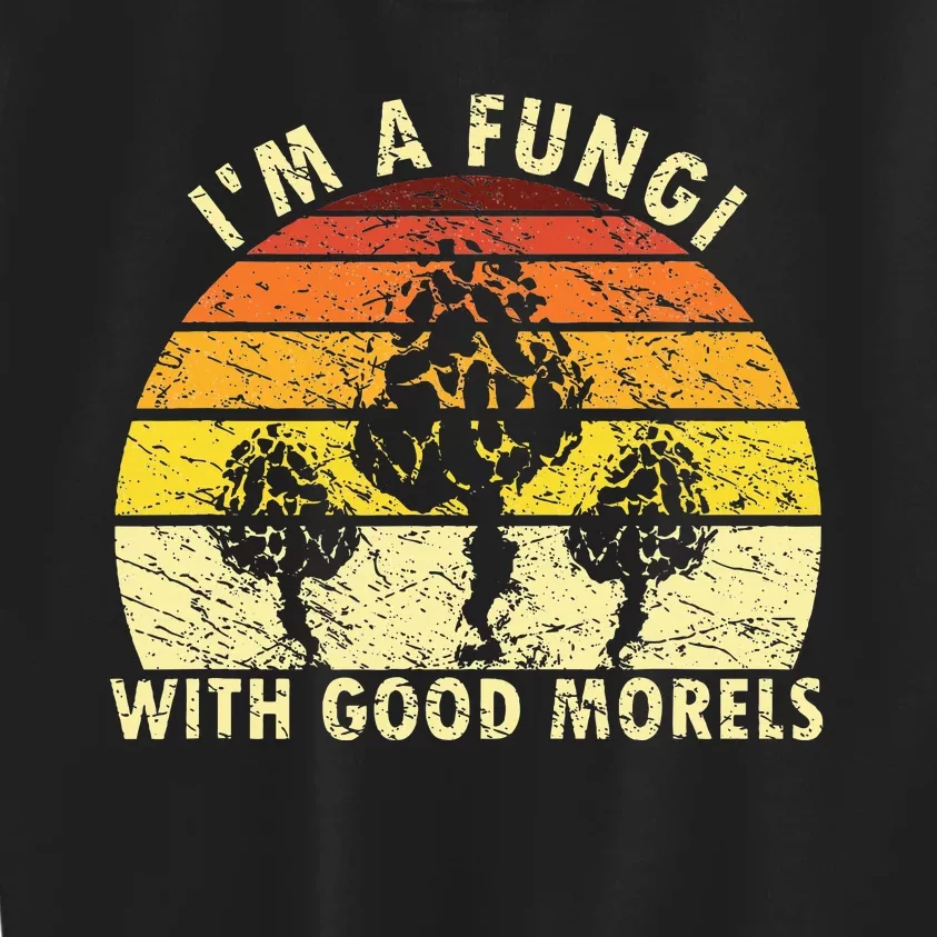 IM A Fungi Funny Mushroom Foraging Kids Sweatshirt