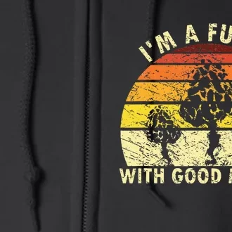 IM A Fungi Funny Mushroom Foraging Full Zip Hoodie