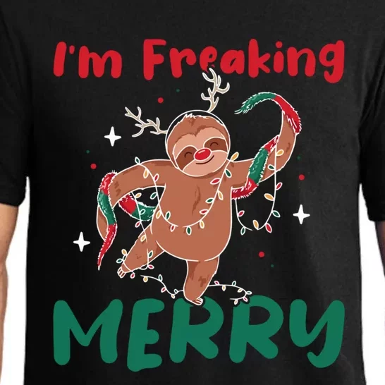 I Am Freaking Merry Merry Christmas Funny Xmas Gift Pajama Set