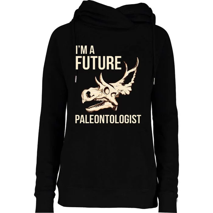 IM A Future Paleontologist Dinosaur Fossil Enthusiast Womens Funnel Neck Pullover Hood