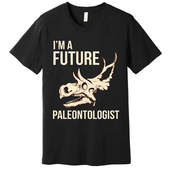 IM A Future Paleontologist Dinosaur Fossil Enthusiast Premium T-Shirt