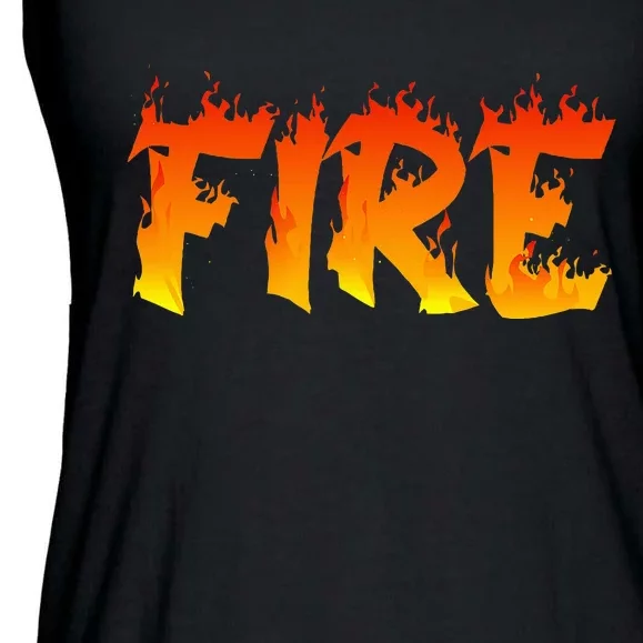 Ice And Fire Halloween Party Costume Couples Family Matching Ladies Essential Flowy Tank