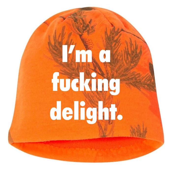 I'm A Fucking Delight Kati - Camo Knit Beanie