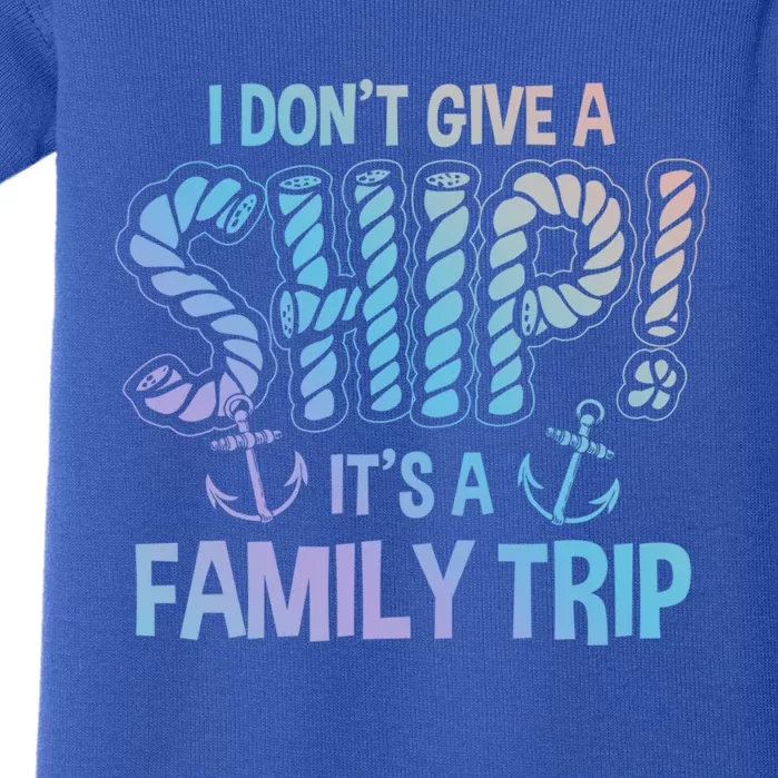 It's A Family Trip Cruise Ship Wear Anniversary Funny Gift Baby Bodysuit