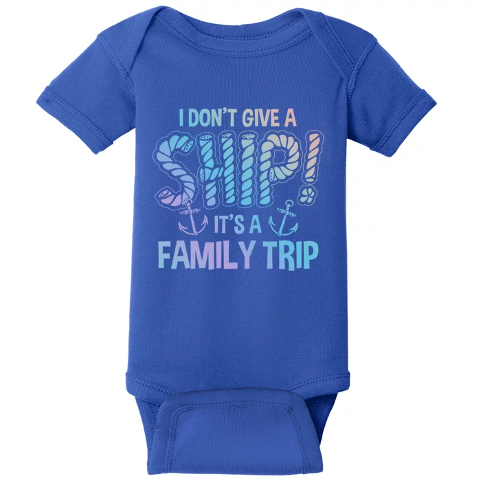 It's A Family Trip Cruise Ship Wear Anniversary Funny Gift Baby Bodysuit