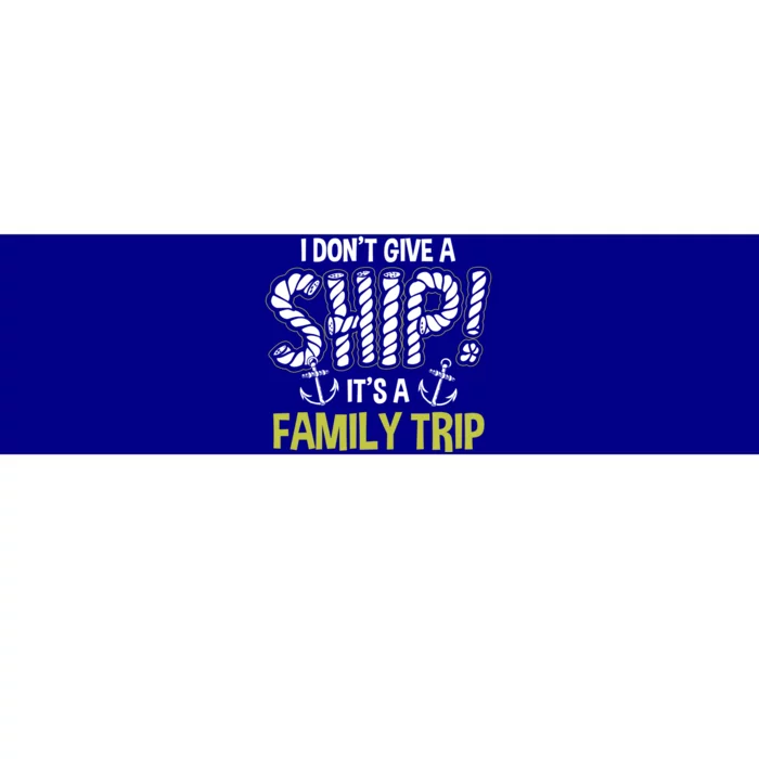 It's A Family Trip Cruise Ship Wear Anniversary Gift Bumper Sticker