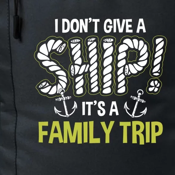 It's A Family Trip Cruise Ship Wear Anniversary Gift Daily Commute Backpack