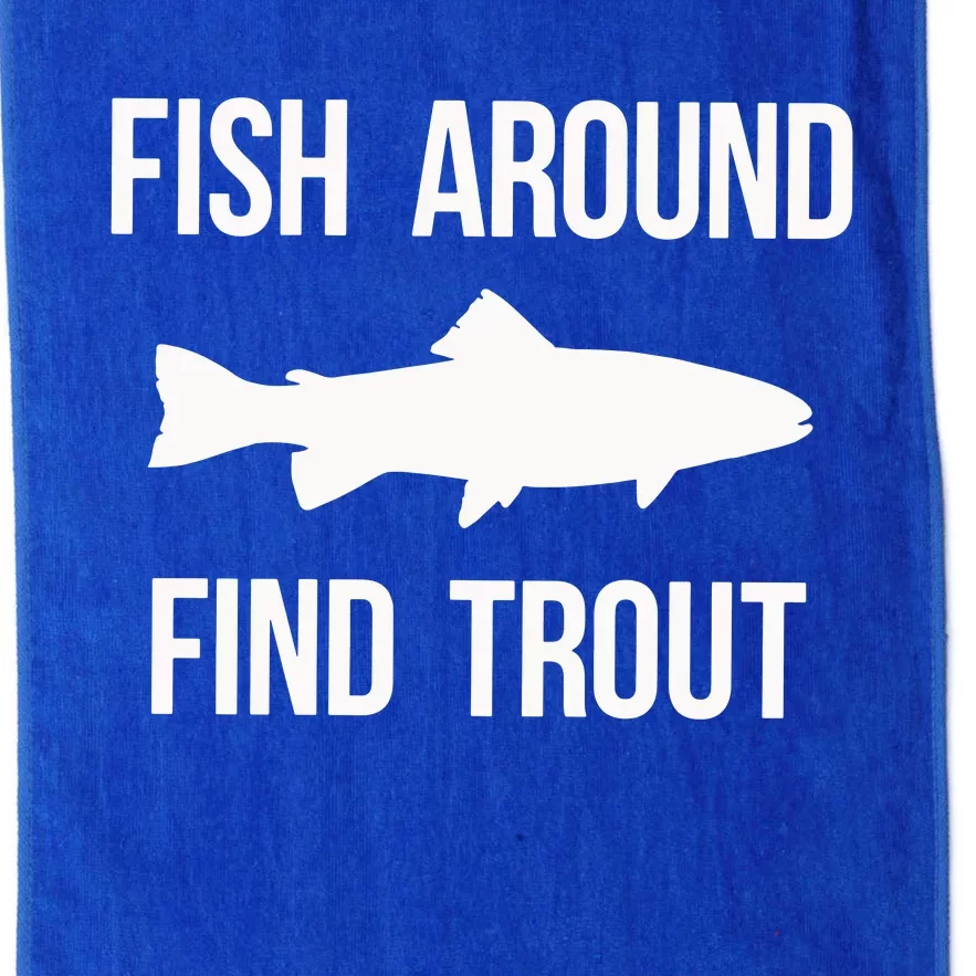 Ish Around Find Trout Platinum Collection Golf Towel