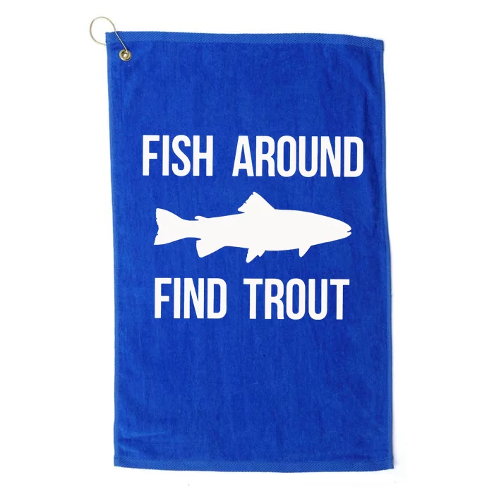 Ish Around Find Trout Platinum Collection Golf Towel