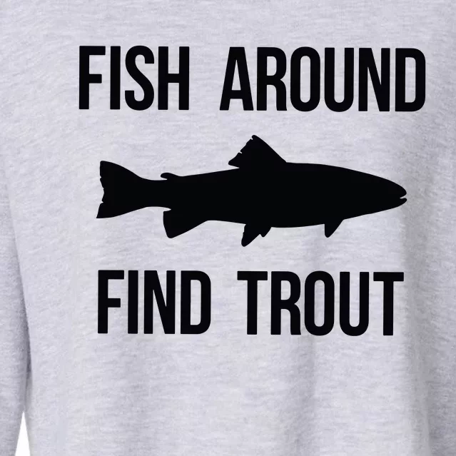 Ish Around Find Trout Cropped Pullover Crew