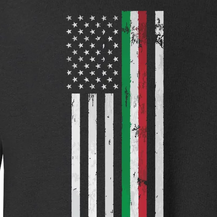 Italian American Flag Italian American Pride Toddler Sweatshirt