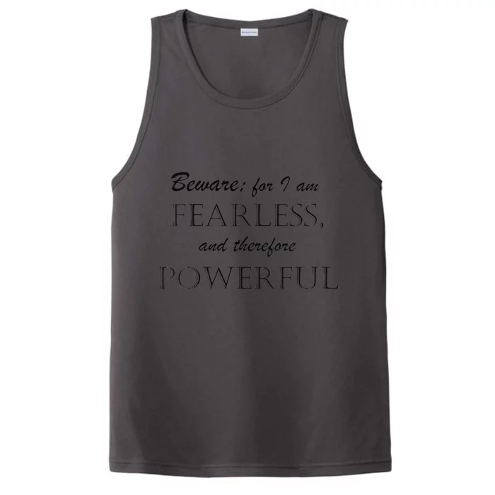 I Am Fearless And Powerful Performance Tank