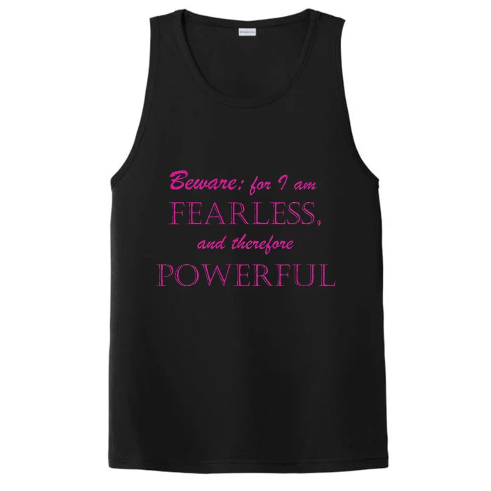 I Am Fearless And Powerful Premium Performance Tank