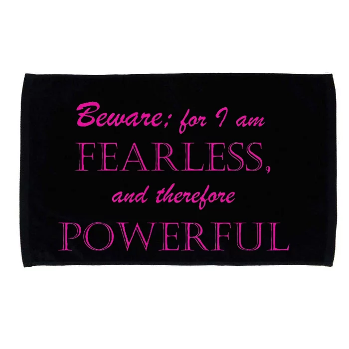 I Am Fearless And Powerful Premium Microfiber Hand Towel