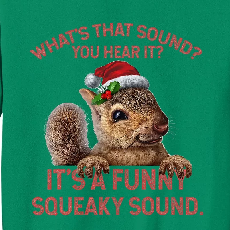 ItS A Funny Squeaky Sound Christmas Squirrel Sweatshirt