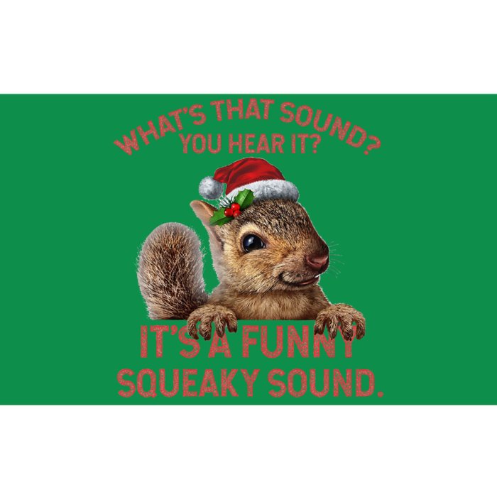 ItS A Funny Squeaky Sound Christmas Squirrel Bumper Sticker