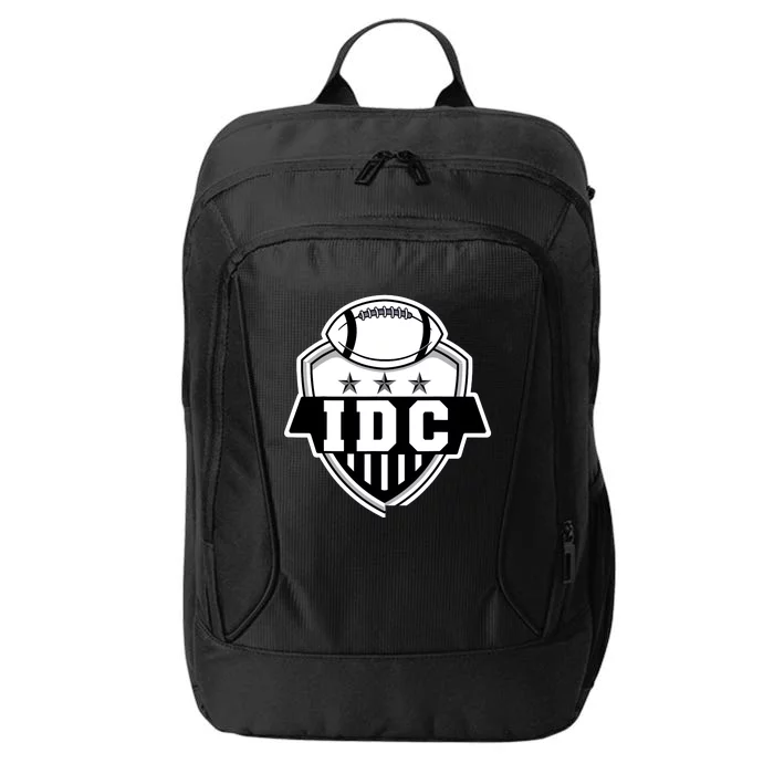 IDC American Football I Don't Care Football Lover City Backpack