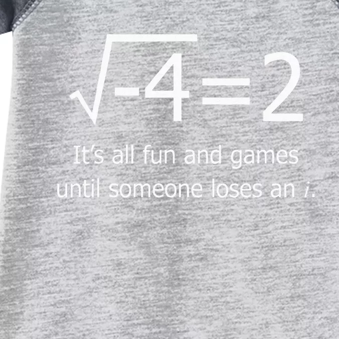 It's All Fun And Games Until Someone Loses An i Funny Math Infant Baby Jersey Bodysuit