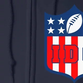 IDC American Football Lover Full Zip Hoodie