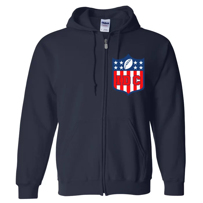 IDC American Football Lover Full Zip Hoodie