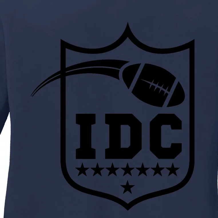 IDC American Football Lover Ladies Long Sleeve Shirt