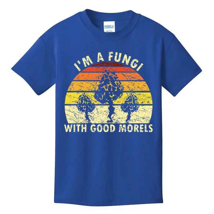 IM A Fungi Funny Mushroom Foraging Fungihunter Kids T-Shirt