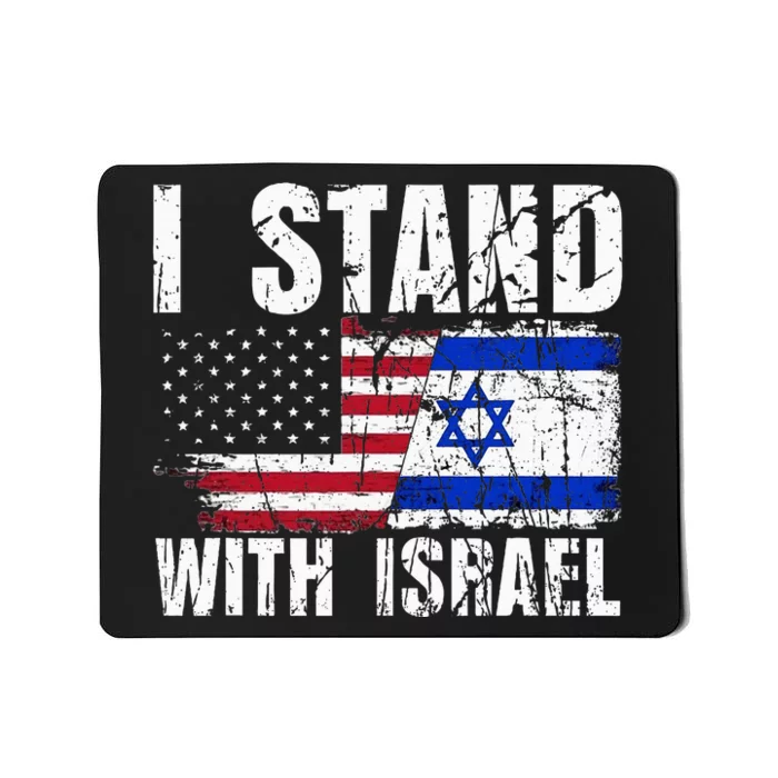 Israeli American Flag Pride Israel USA Star of Jerusalem Mousepad