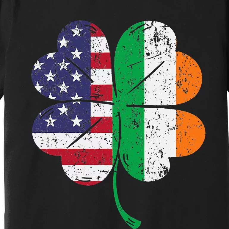 Irish American Flag Ireland Flag ST PATRICKS DAY Premium T-Shirt