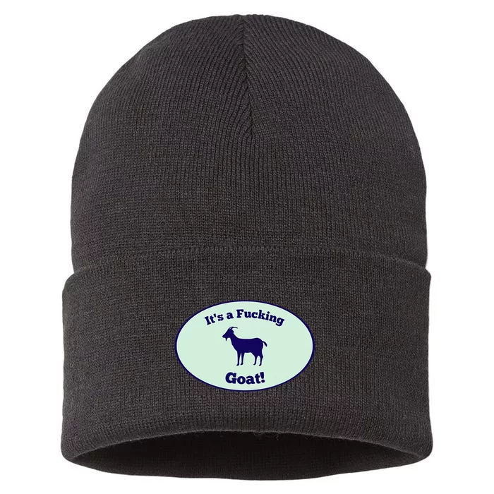 It’S A Fuckings Goats Sustainable Knit Beanie