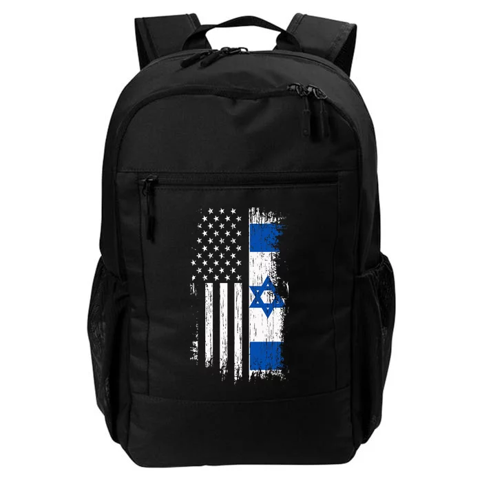 Israeli American Flag Pride Israel Usa Daily Commute Backpack