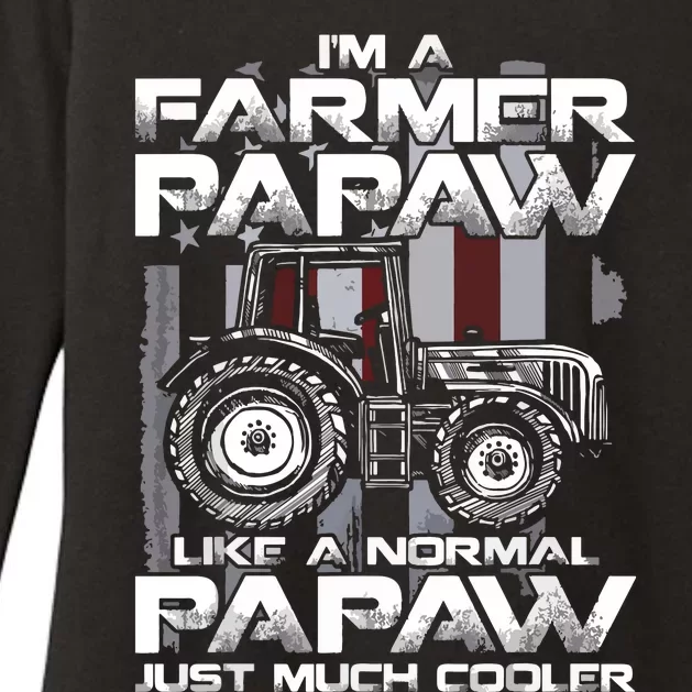 Im A Farmer Papaw Like A Normal Papaw Just Much Cooler Womens CVC Long Sleeve Shirt