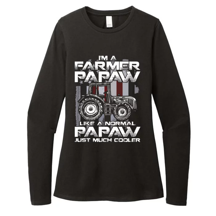 Im A Farmer Papaw Like A Normal Papaw Just Much Cooler Womens CVC Long Sleeve Shirt