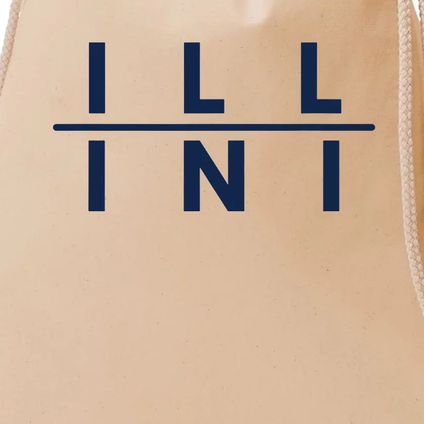 Illinois Athletics Fans Drawstring Bag