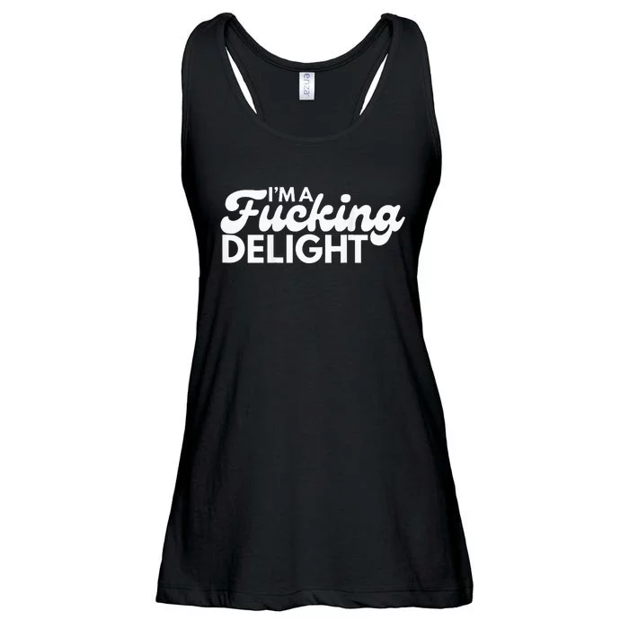 Im A Fucking Delight Funny Sarcasm Ladies Essential Flowy Tank