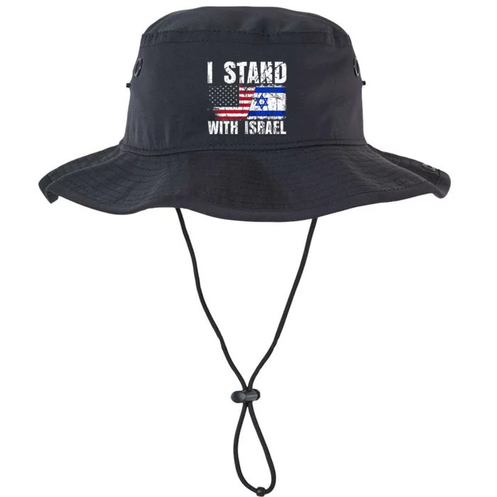 Israeli American Flag Pride Israel Usa Star Of Jerusalem Legacy Cool Fit Booney Bucket Hat