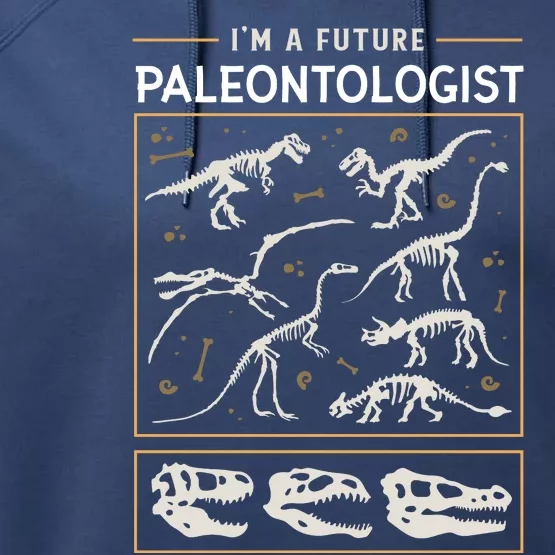 Im A Future Paleontologist Performance Fleece Hoodie