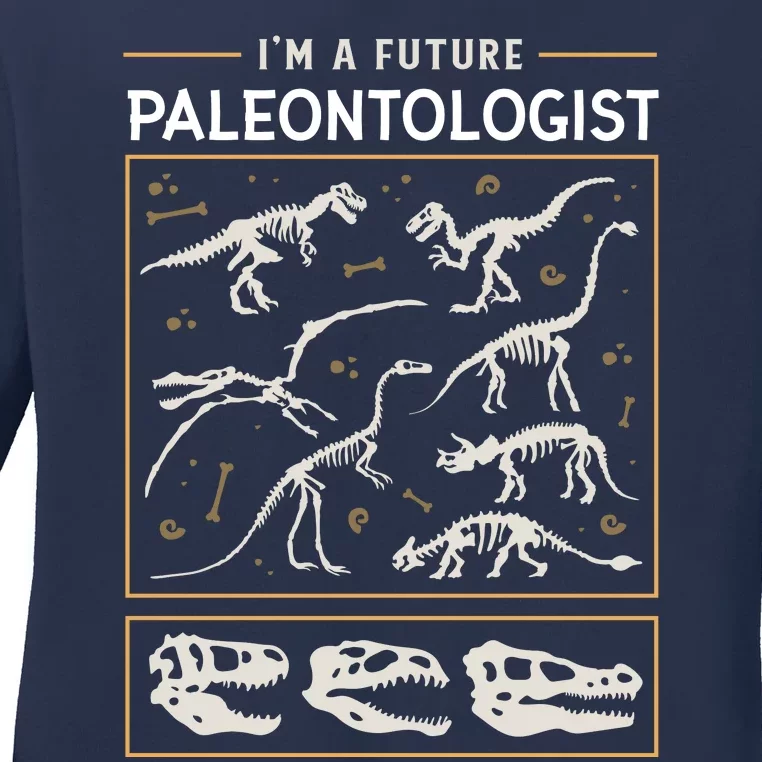 Im A Future Paleontologist Ladies Long Sleeve Shirt