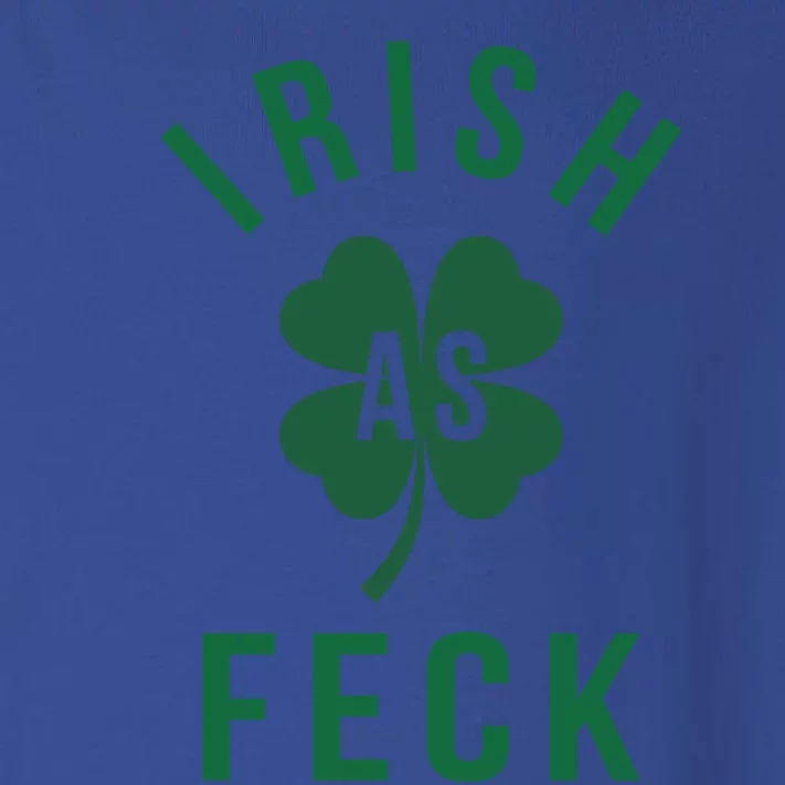 Irish As Feck Green Lucky Shamrock St Patrick's Day Gift Toddler Long Sleeve Shirt