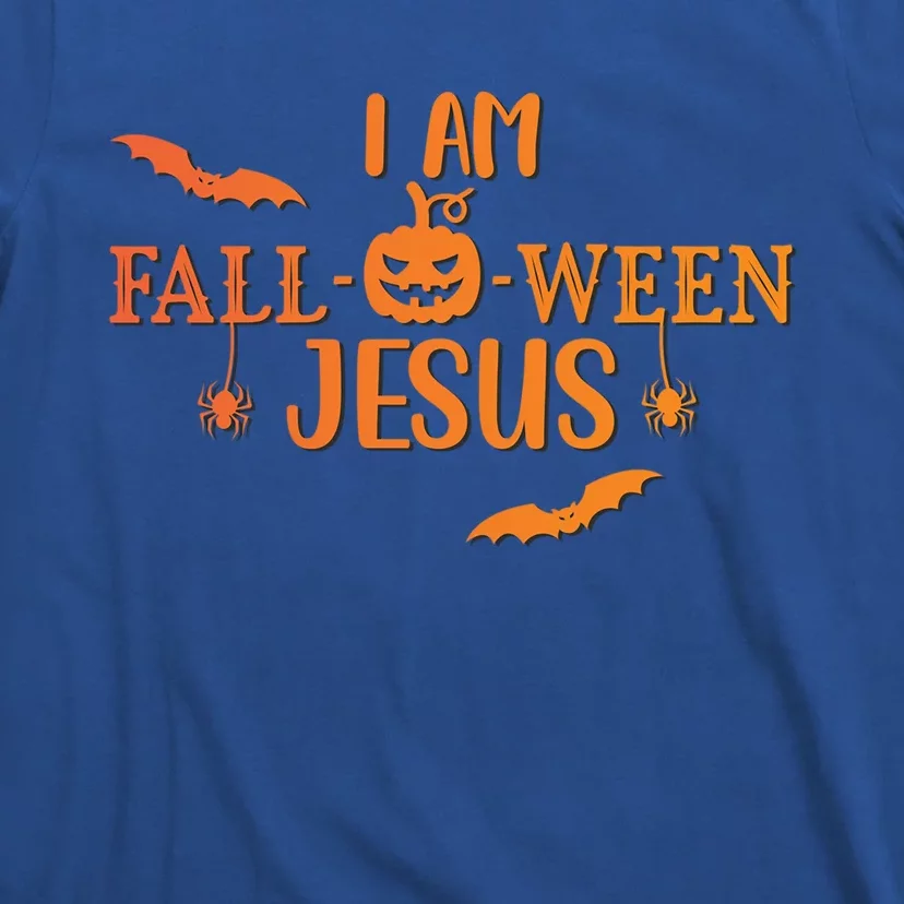 I Am Falloween Jesus Cute Christian Faith Halloween Meaningful Gift T-Shirt