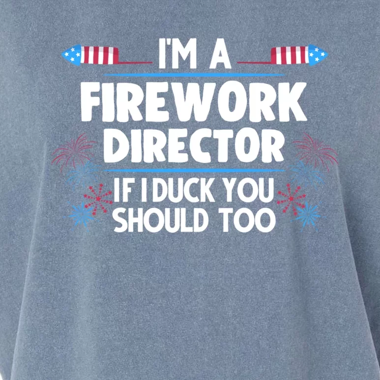 Im A Firework Director 4th Of July Gift Garment-Dyed Women's Muscle Tee