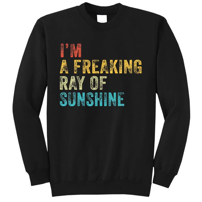 IM A Freaking Ray Of Sunshine Funny Sarcastic Sweatshirt